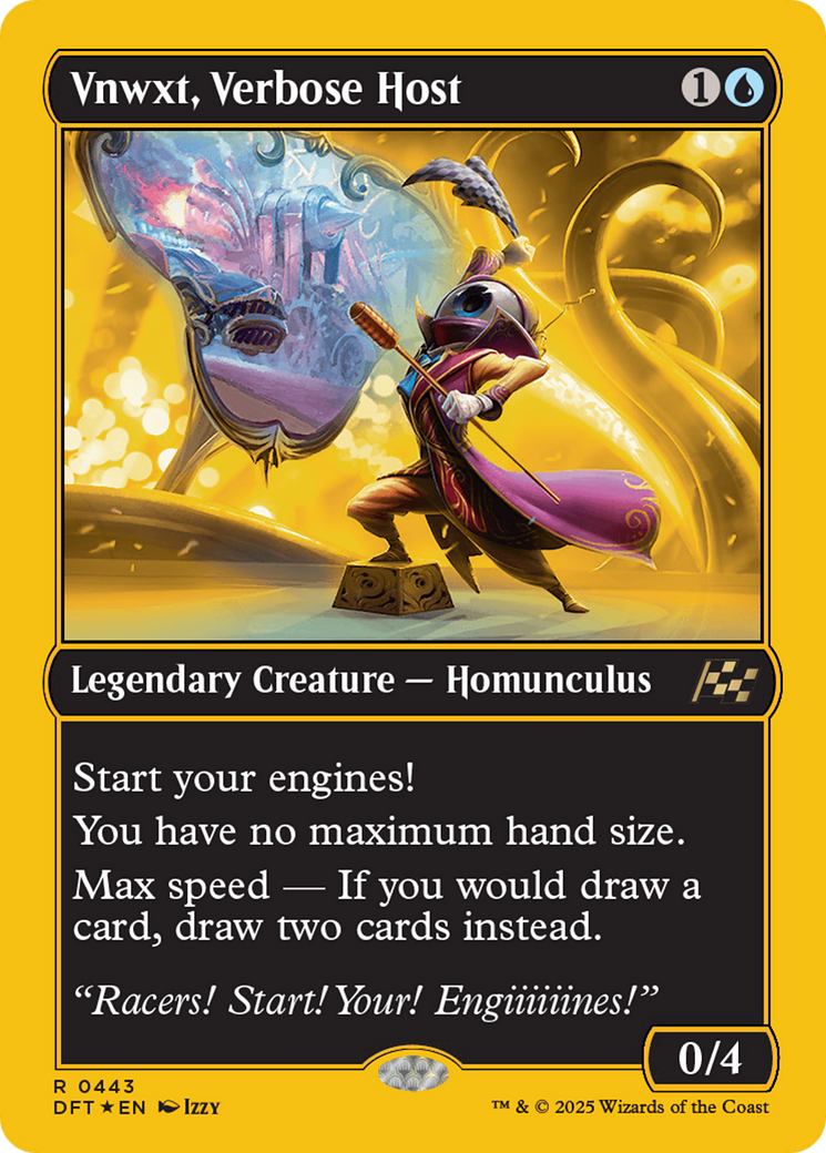 Vnwxt, Verbose Host (First-Place Foil) (DFT-443)  Foil - Aetherdrift