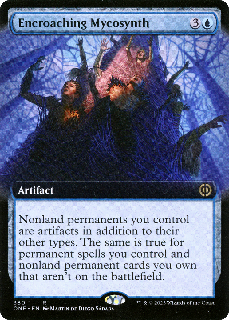 Encroaching Mycosynth (Extended Art) (ONE-380)  - Phyrexia: All Will Be One: (Extended Art)