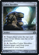 Codex Shredder (LIST-RTR-228)  Foil - The List