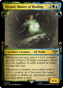 Elrond, Master of Healing (Showcase Scrolls) (LTR-651)  Foil - The Lord of the Rings: Tales of Middle-earth: (Showcase)