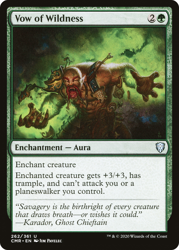Vow of Wildness (CMR-262)  - Commander Legends