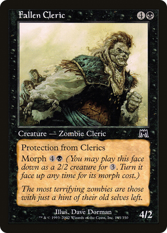 Fallen Cleric (ONS-145)  Foil - Onslaught