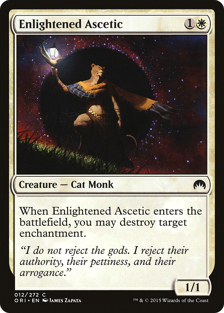 Enlightened Ascetic (ORI-012)  Foil - Magic Origins
