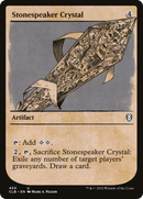 Stonespeaker Crystal (Showcase) (CLB-450) - Commander Legends: Battle for Baldur's Gate: (Showcase) Foil