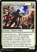 Lieutenants of the Guard (LIST-016)  - The List
