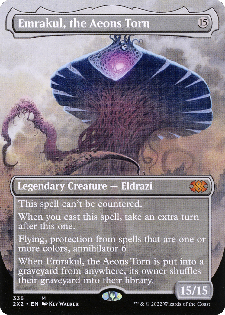 Emrakul, the Aeons Torn (Borderless) (2X2-335)  Foil - Double Masters 2022