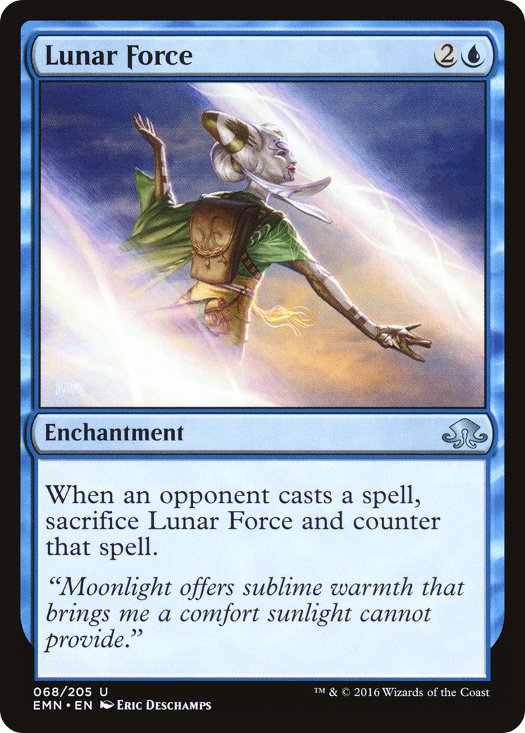 Lunar Force (EMN-068)  Foil - Eldritch Moon