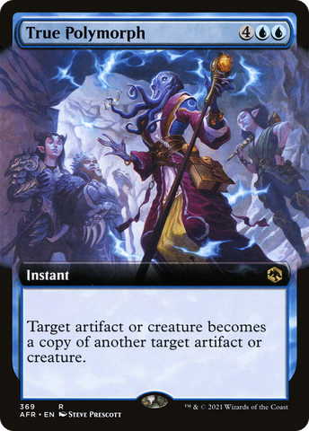 True Polymorph (Extended Art) (AFR-369)  - Adventures in the Forgotten Realms: (Extended Art)