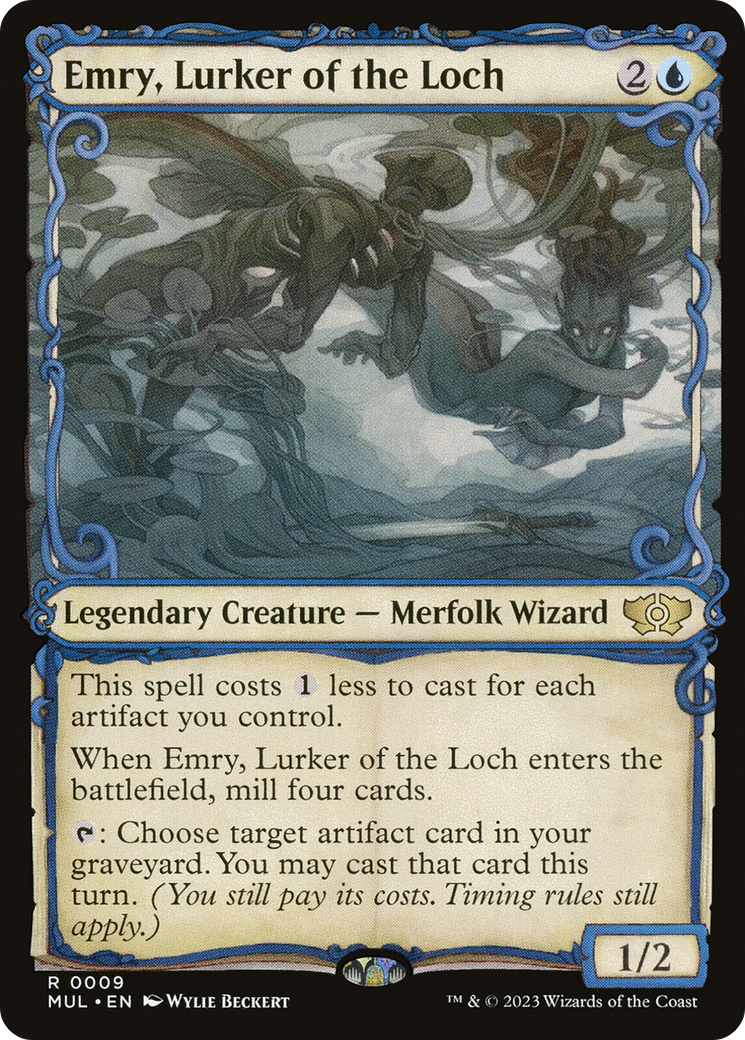 Emry, Lurker of the Loch (MUL-009)  Foil - Multiverse Legends: (Showcase)