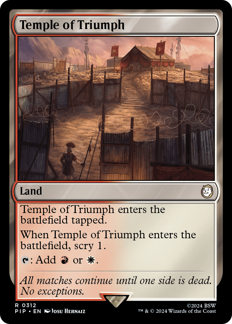 Temple of Triumph (PIP-312)  - Fallout