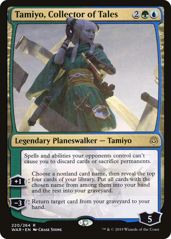 Tamiyo, Collector of Tales (WAR-220)  - War of the Spark