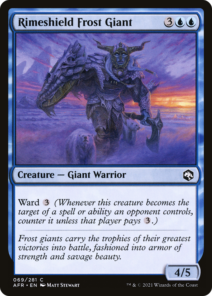 Rimeshield Frost Giant (AFR-069) - Adventures in the Forgotten Realms Foil