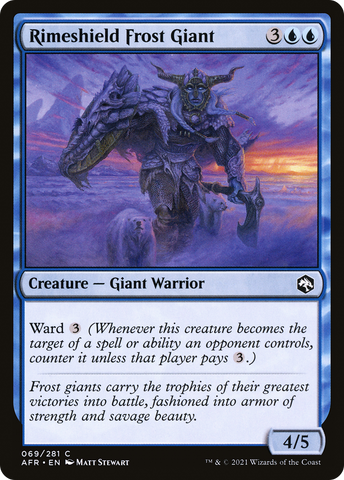 Rimeshield Frost Giant (AFR-069)  Foil - Adventures in the Forgotten Realms