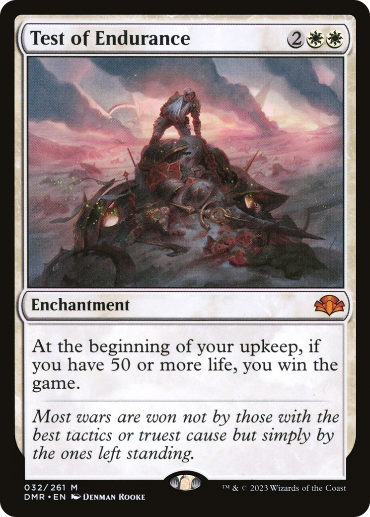 Test of Endurance (DMR-032)  Foil - Dominaria Remastered