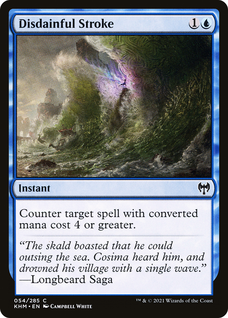 Disdainful Stroke (KHM-054)  Foil - Kaldheim