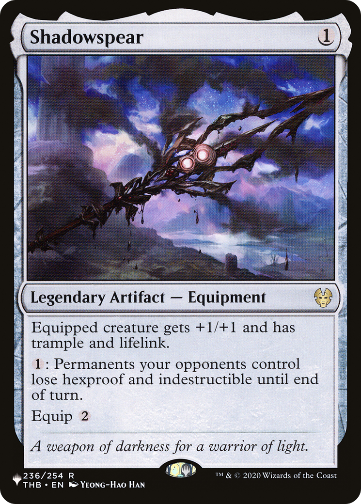Shadowspear (LIST-236)  - The List
