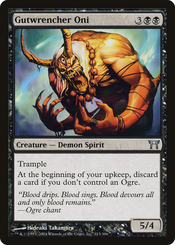 Gutwrencher Oni (CHK-113)  Foil - Champions of Kamigawa