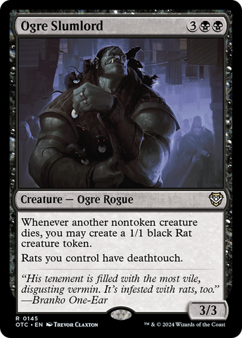 Ogre Slumlord (OTC-145)  - Outlaws of Thunder Junction Commander