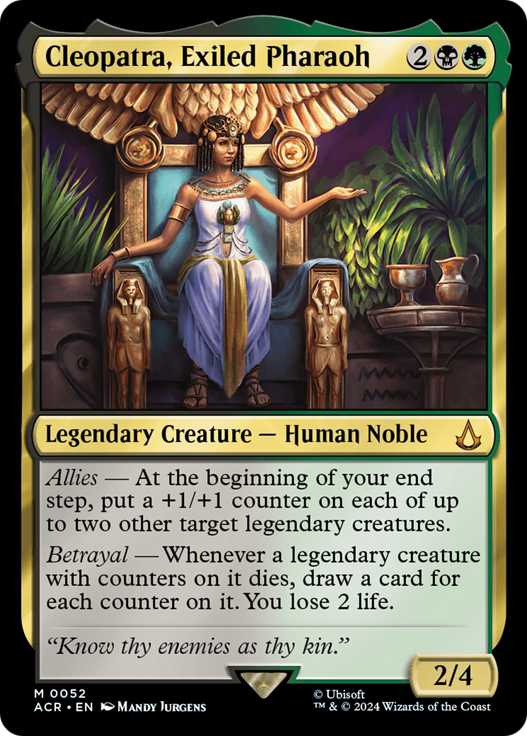 Cleopatra, Exiled Pharaoh (ACR-052)  - Assassin's Creed