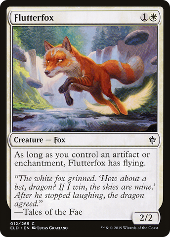 Flutterfox (ELD-012)  - Throne of Eldraine
