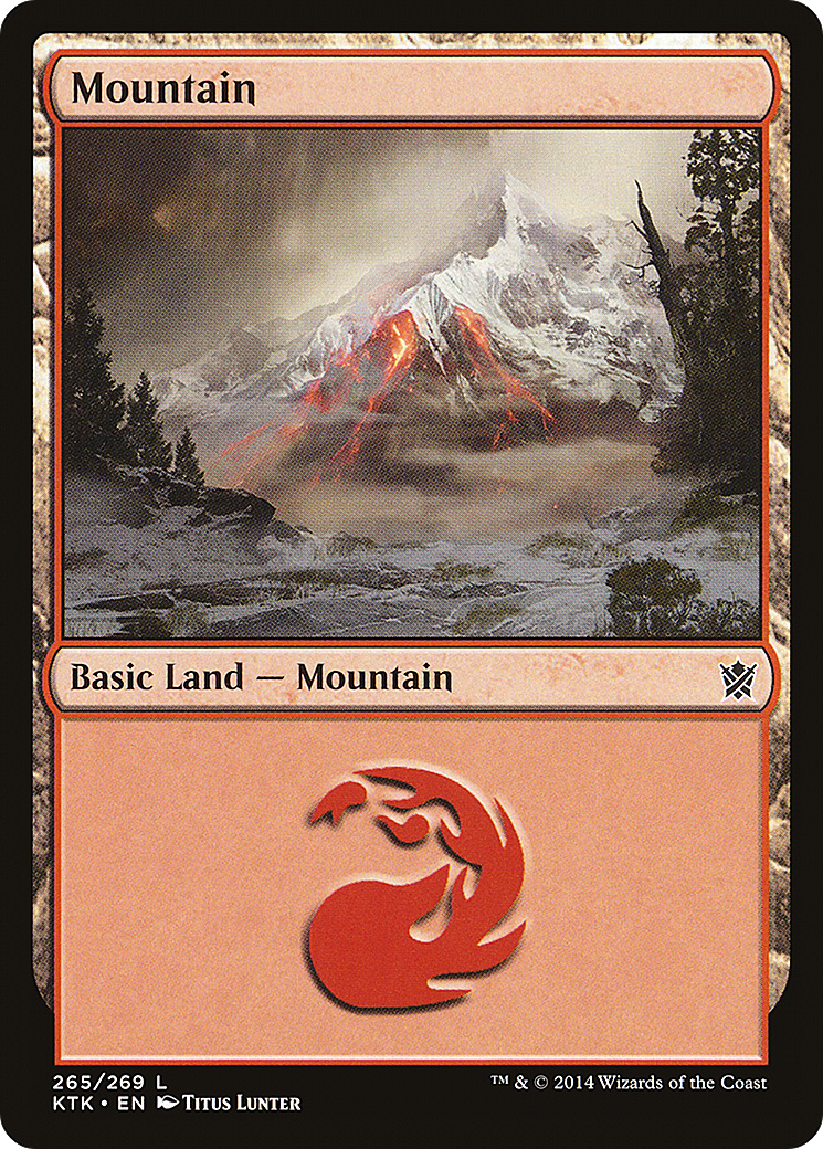 Mountain (265) (KTK-265) - Khans of Tarkir Foil