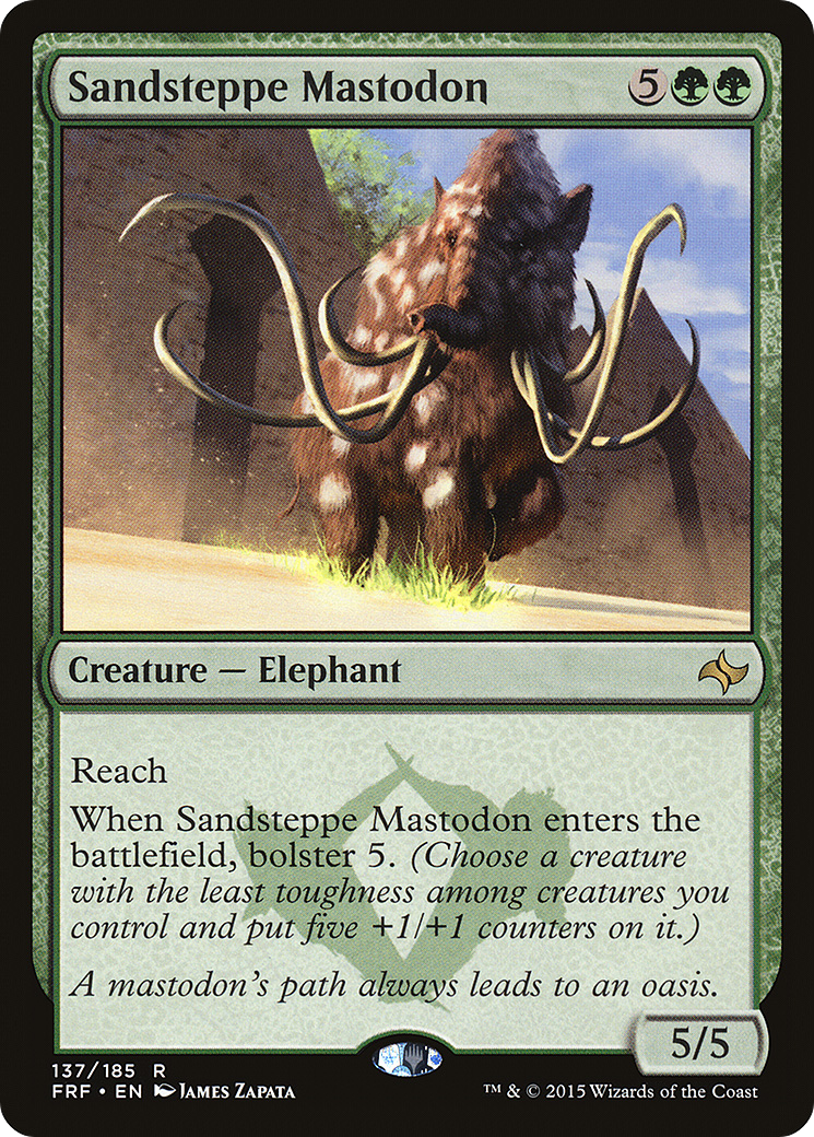 Sandsteppe Mastodon (FRF-137)  Foil - Fate Reforged
