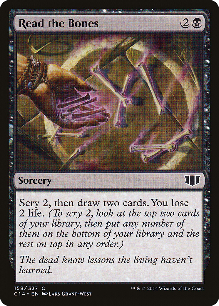 Read the Bones (C14-158)  - Commander 2014