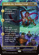 Awaken the Honored Dead (Borderless) (TDM-383)  Foil - Tarkir: Dragonstorm: (enchantment)