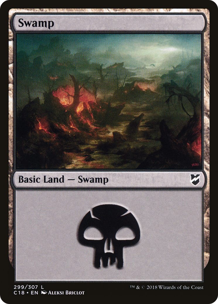 Swamp (299) (C18-299)  - Commander 2018