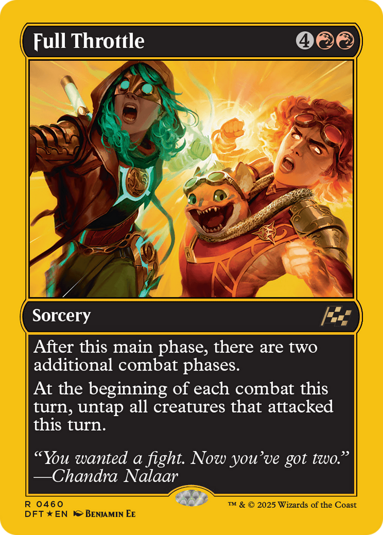 Full Throttle (First-Place Foil) (DFT-460)  Foil - Aetherdrift