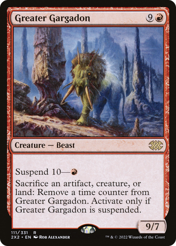 Greater Gargadon (2X2-111)  - Double Masters 2022