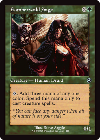 Somberwald Sage (Retro Frame) (INR-418)  - Innistrad Remastered