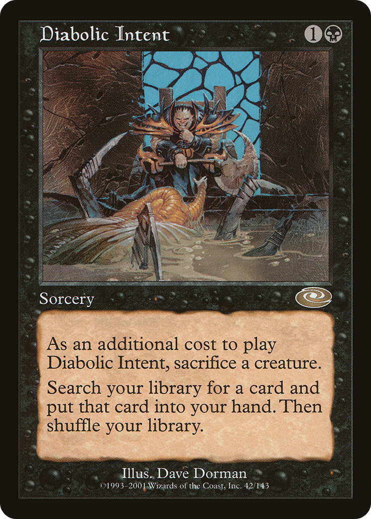 Diabolic Intent (PLS-042)  Foil - Planeshift