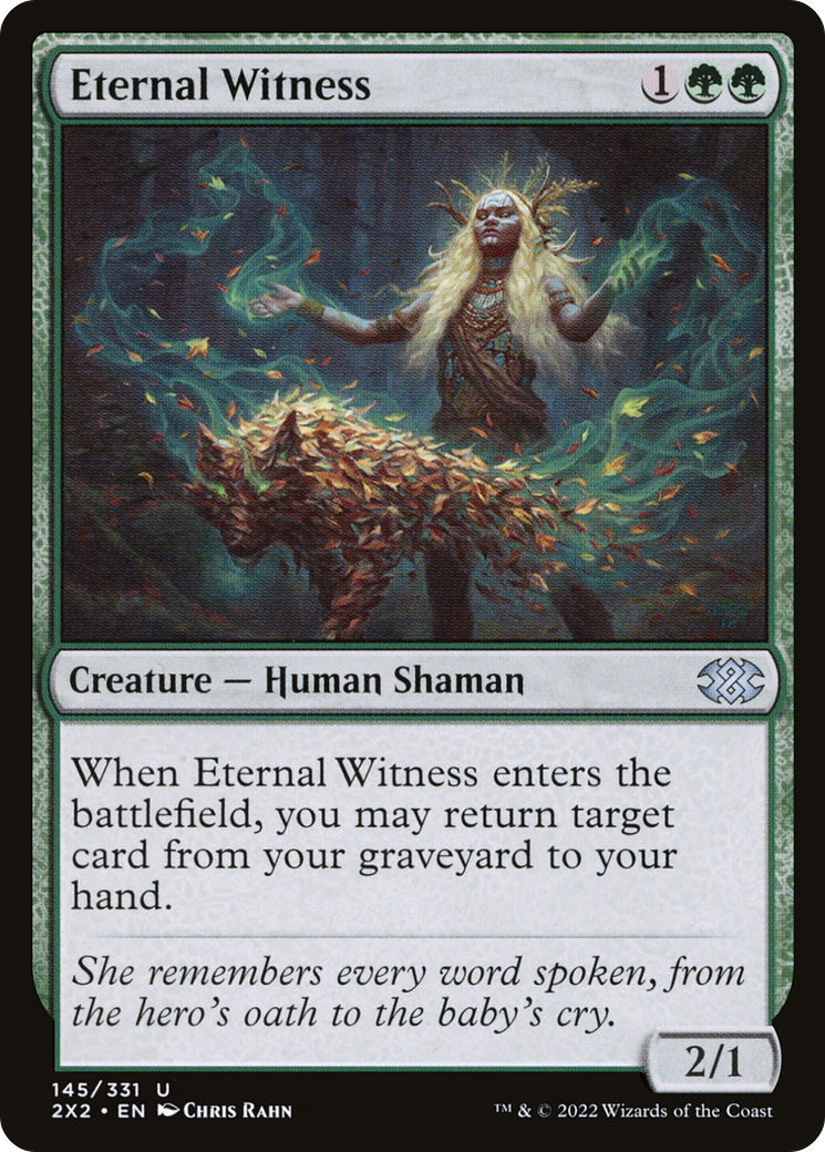Eternal Witness (2X2-145)  Foil - Double Masters 2022