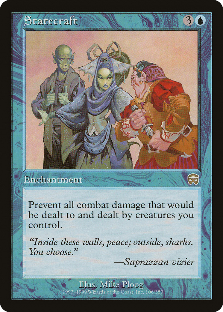 Statecraft (MMQ-106)  Foil - Mercadian Masques