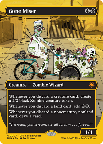 Bone Miser (Borderless) (First-Place Foil) (SPG-097)  Foil - Special Guests