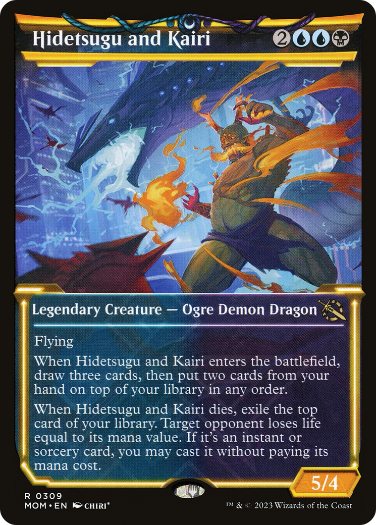 Hidetsugu and Kairi (Showcase) (MOM-309)  Foil - March of the Machine: (Showcase)