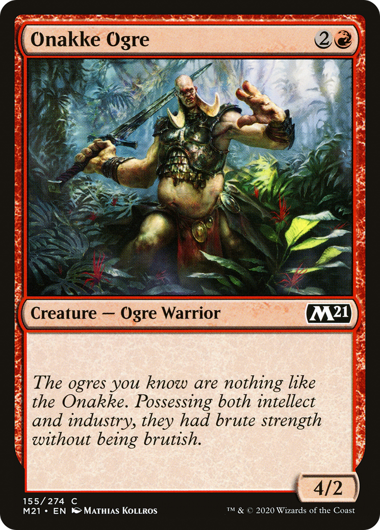 Onakke Ogre (M21-155)  Foil - Core Set 2021