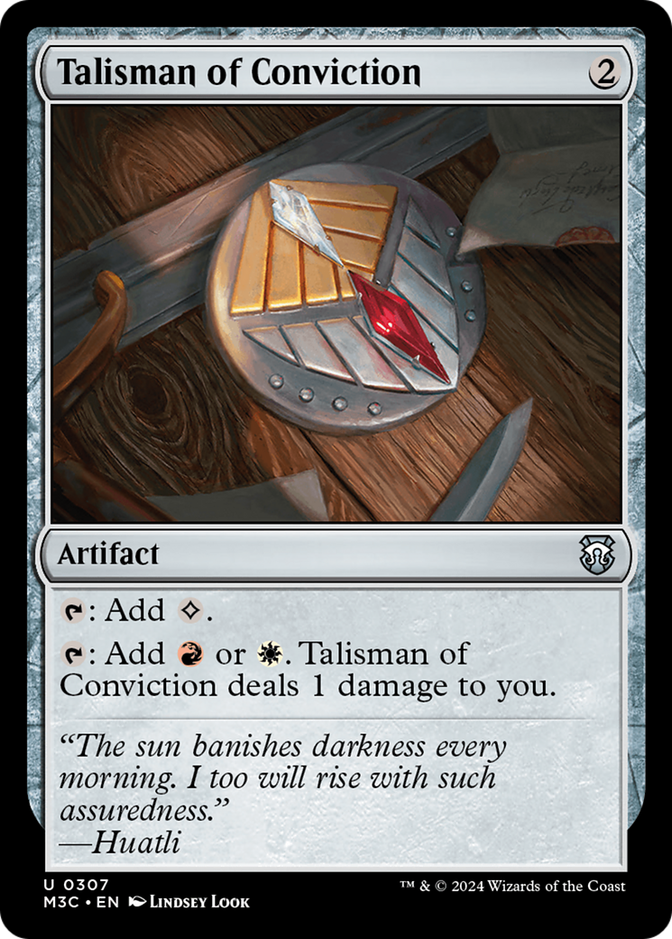 Talisman of Conviction (M3C-307)  - Modern Horizons 3 Commander