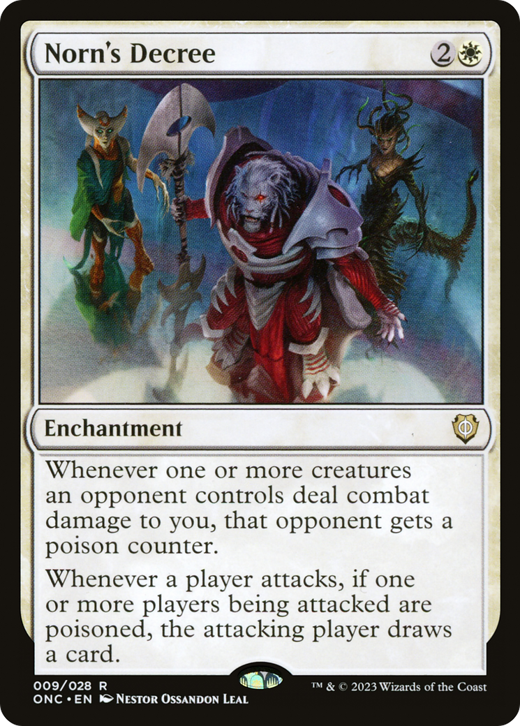 Norn's Decree (ONC-009)  - Phyrexia: All Will Be One Commander