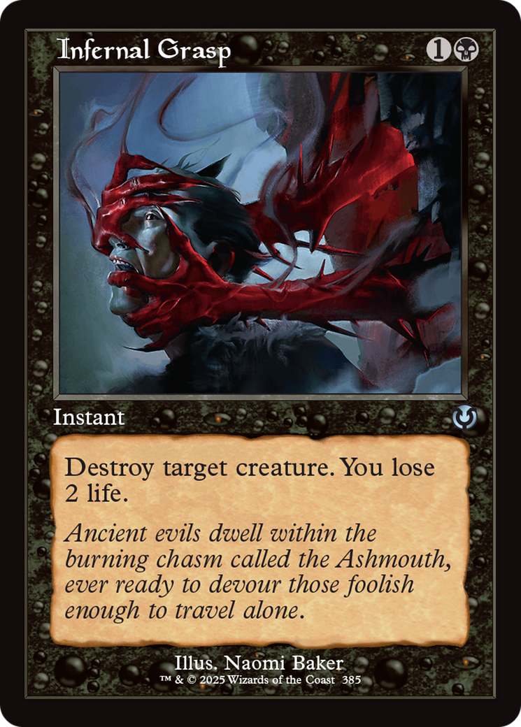 Infernal Grasp (Retro Frame) (INR-385)  - Innistrad Remastered