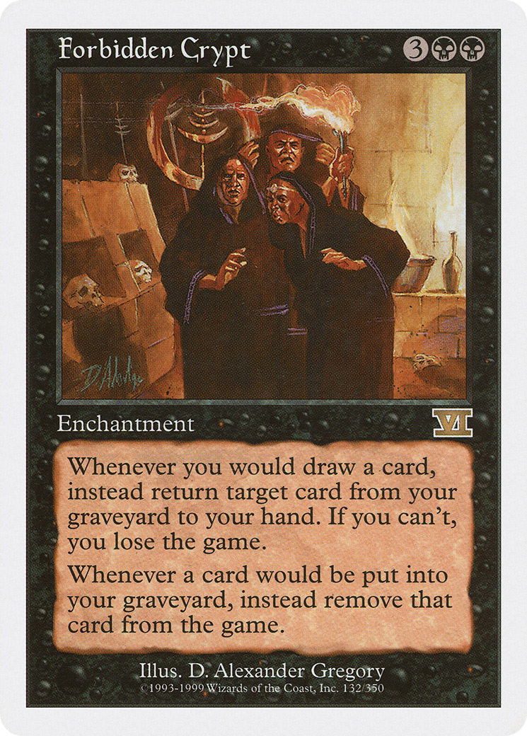 Forbidden Crypt (6ED-132)  - Classic Sixth Edition