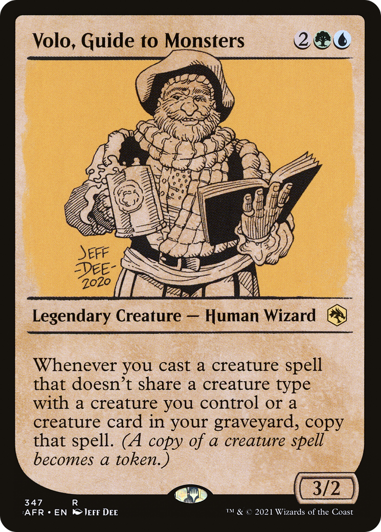 Volo, Guide to Monsters (Showcase) (AFR-347)  Foil - Adventures in the Forgotten Realms: (Showcase)