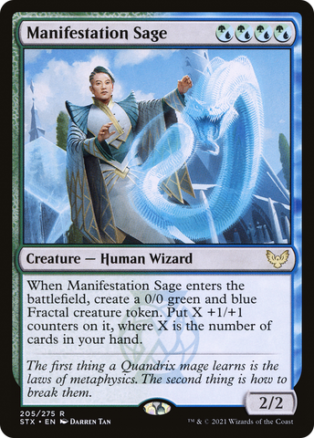 Manifestation Sage (STX-205)  - Strixhaven: School of Mages