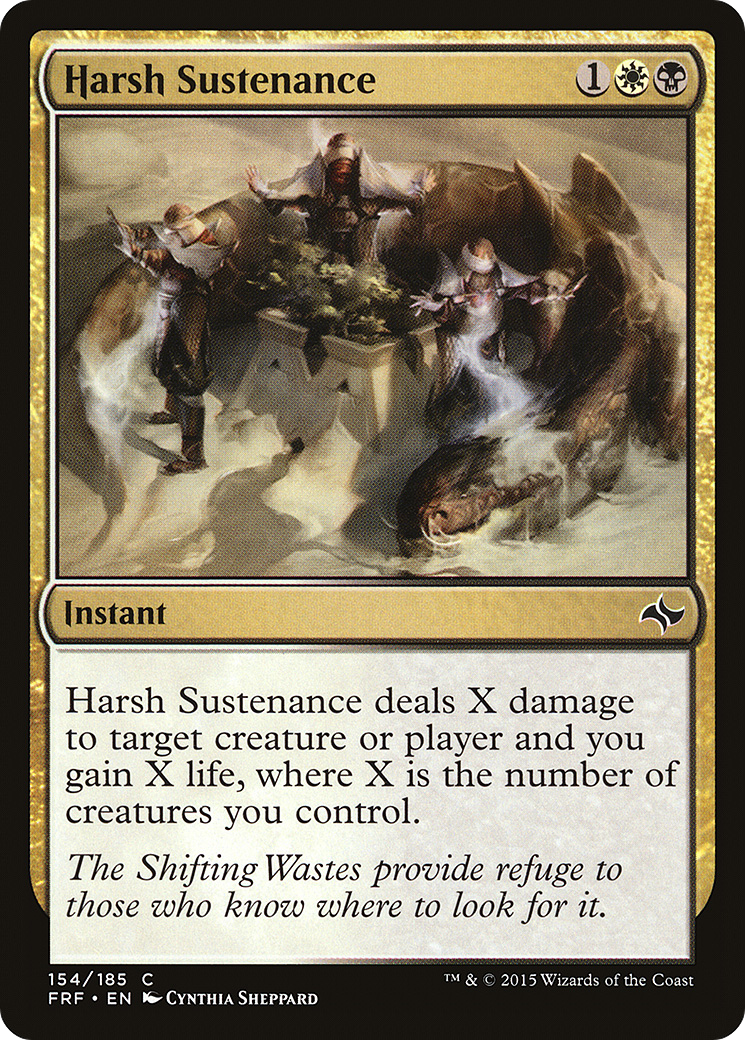 Harsh Sustenance (FRF-154)  Foil - Fate Reforged