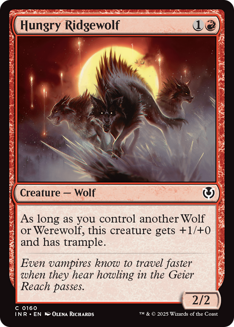 Hungry Ridgewolf (INR-160)  - Innistrad Remastered