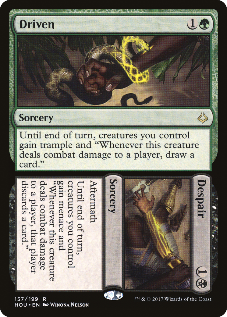 Driven // Despair (HOU-157)  Foil - Hour of Devastation