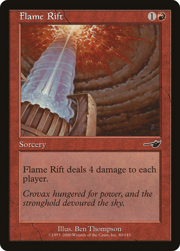 Flame Rift (NMS-080)  Foil - Nemesis