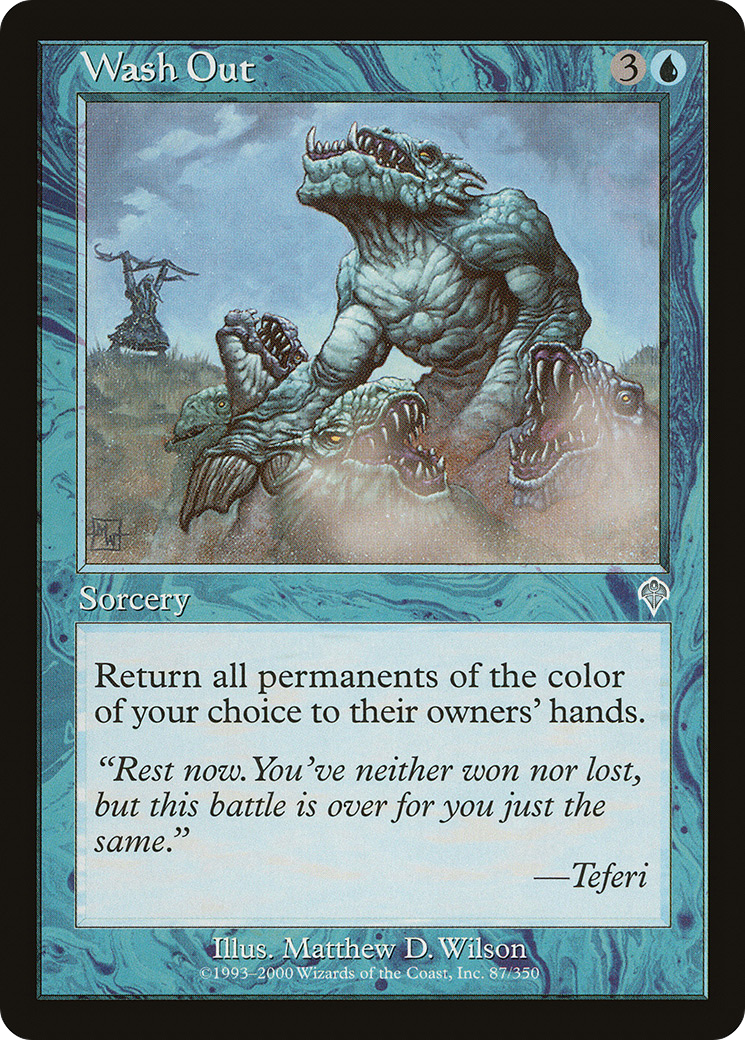 Wash Out (INV-087)  Foil - Invasion