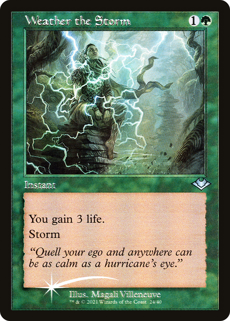 Weather the Storm (Retro Frame) (MH1-024)  Foil - Modern Horizons 1 Timeshifts